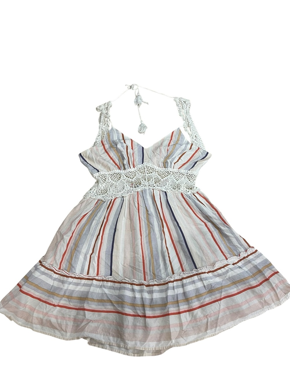 Entro striped Dress baby doll style large‎